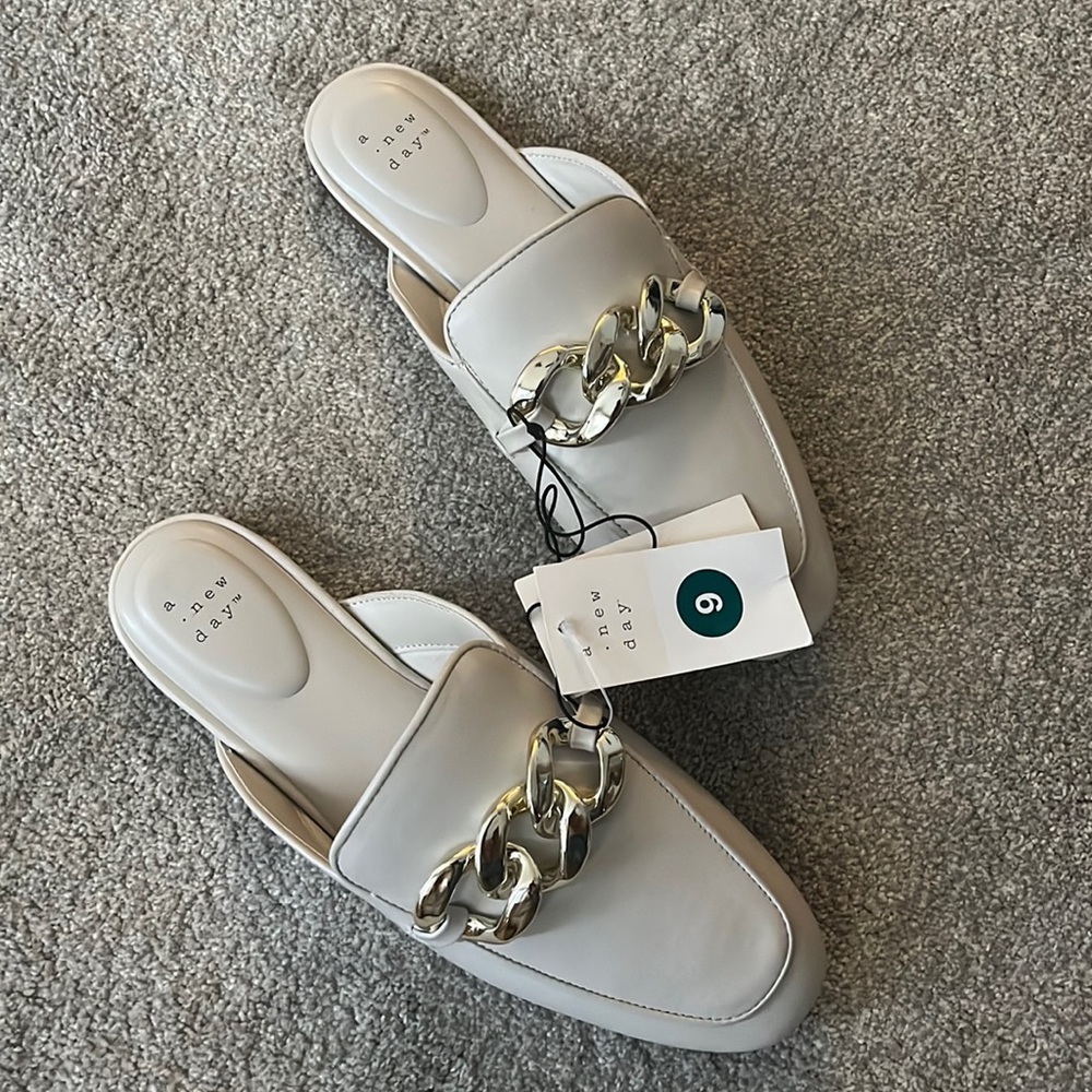 Women’s Kiki mules-off white